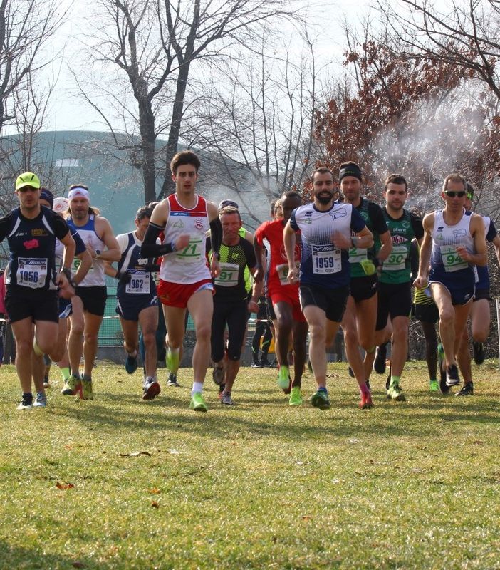 Foto di repertorio di un partenza maschile agli Assoluti