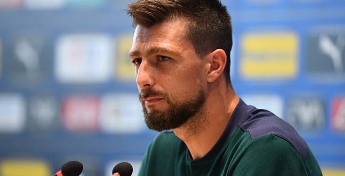 Francesco Acerbi (le immagini sono prodotte e distribuite dalla FIGC Credits: Getty for Figc)