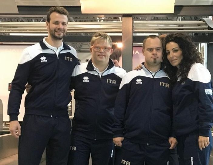 I Mondiali per atleti con Sindrome di Down con Giomo e Mondino