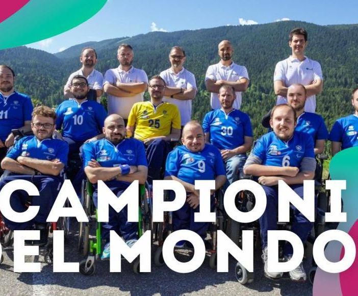 Gli azzurri del powerchair hockey si aggiudicano il titolo mondiale