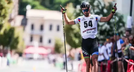 Emanuele Becchis si conferma il Re dello skiroll e si laurea nuovamente campione italiano nella specialità sprint