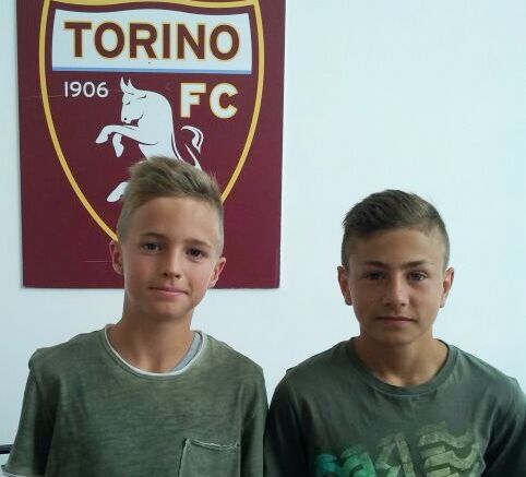 Da sinistra Federico Belley e Davide Pesa neo tesserati per il Torino