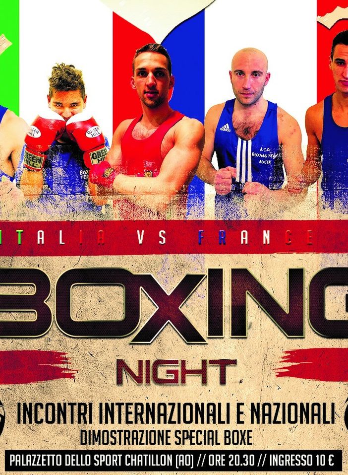 BOXING NIGHT:Parata di guantoni al Palazzetto di Chatillon