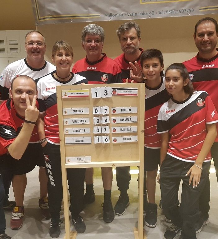 L'Asd CT Aosta festeggia la vittoria nel tabellone Cadetti
