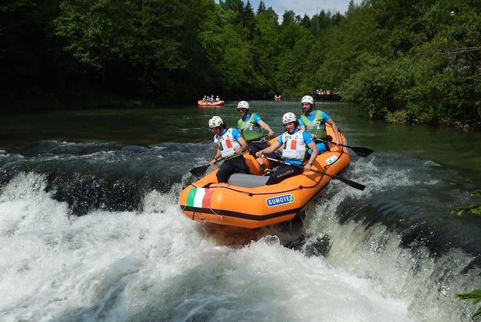 Discesa durante i Campionati Europei Under19