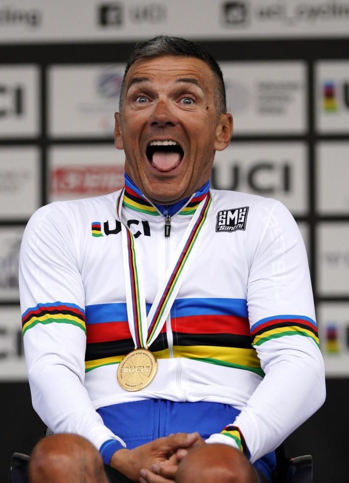 Fabrizio Cornegliani sulle tre ruote paralimpiche. “Sono malato di prestazione”