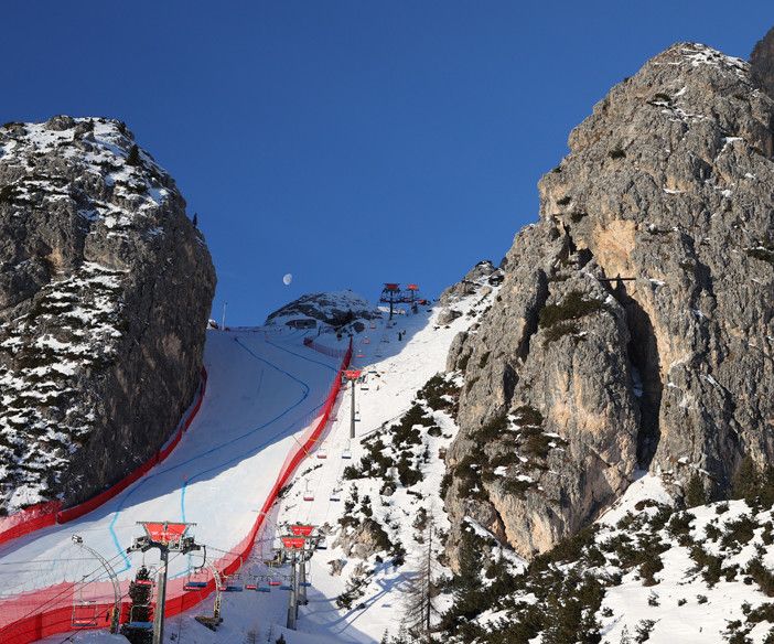 Federica Brignone alla tre giorni di prove veloci di Cortina