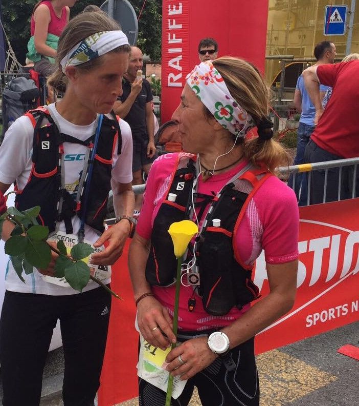 Francesca Canepa insieme a Corine Kagerer
