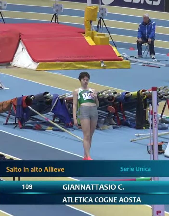 Clarissa Giannatasio in un salto