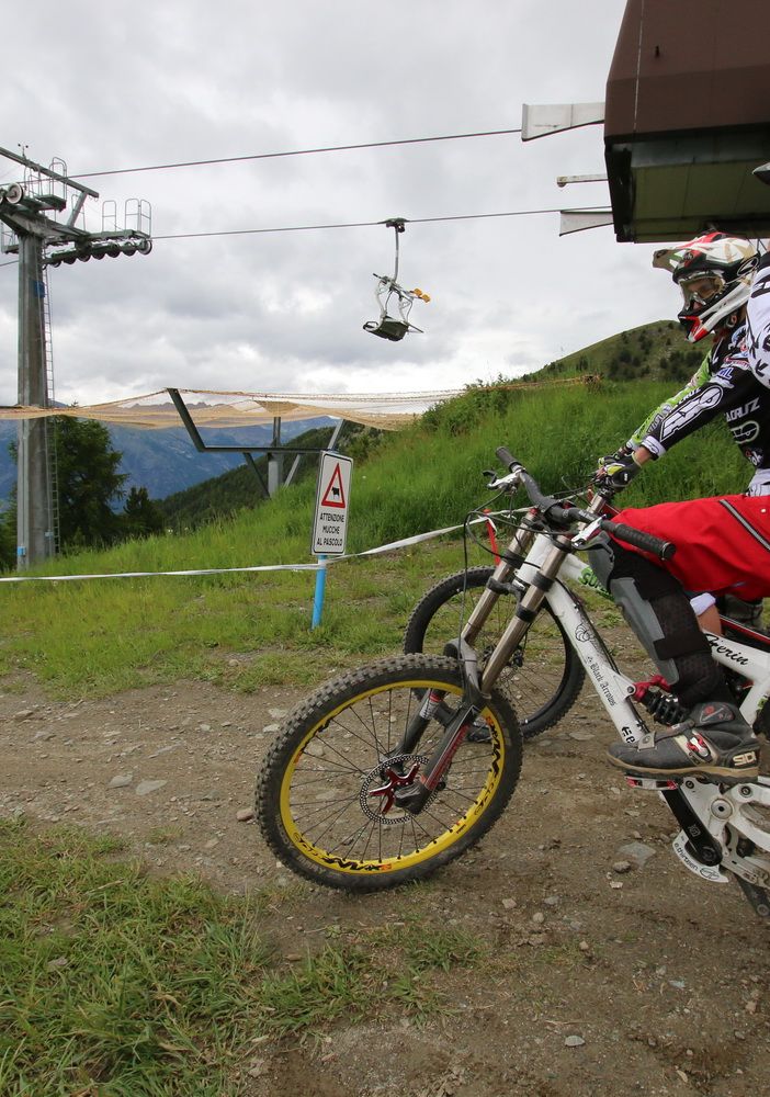 DOWNHILL: Il tracciato di Pila testato da Colombo e Herin