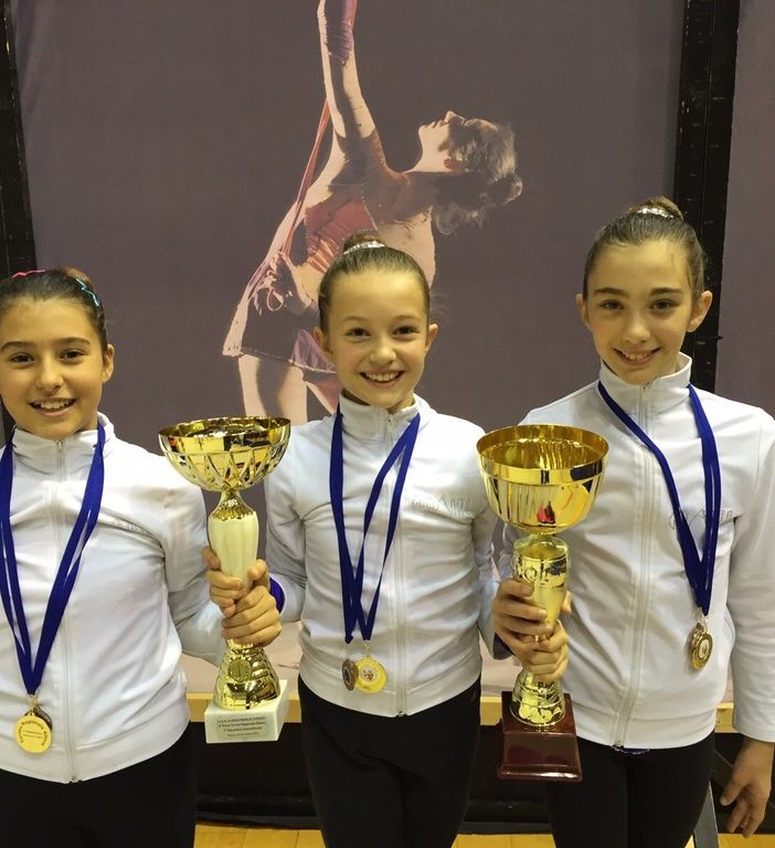 Le campionesse della Gym: Giada, Sofia e Cecilia