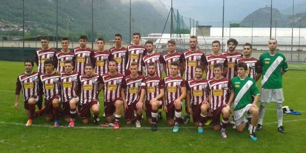 La formazione del Monte Cervino che aveva giocato contro il Lecce in questo pre campionato