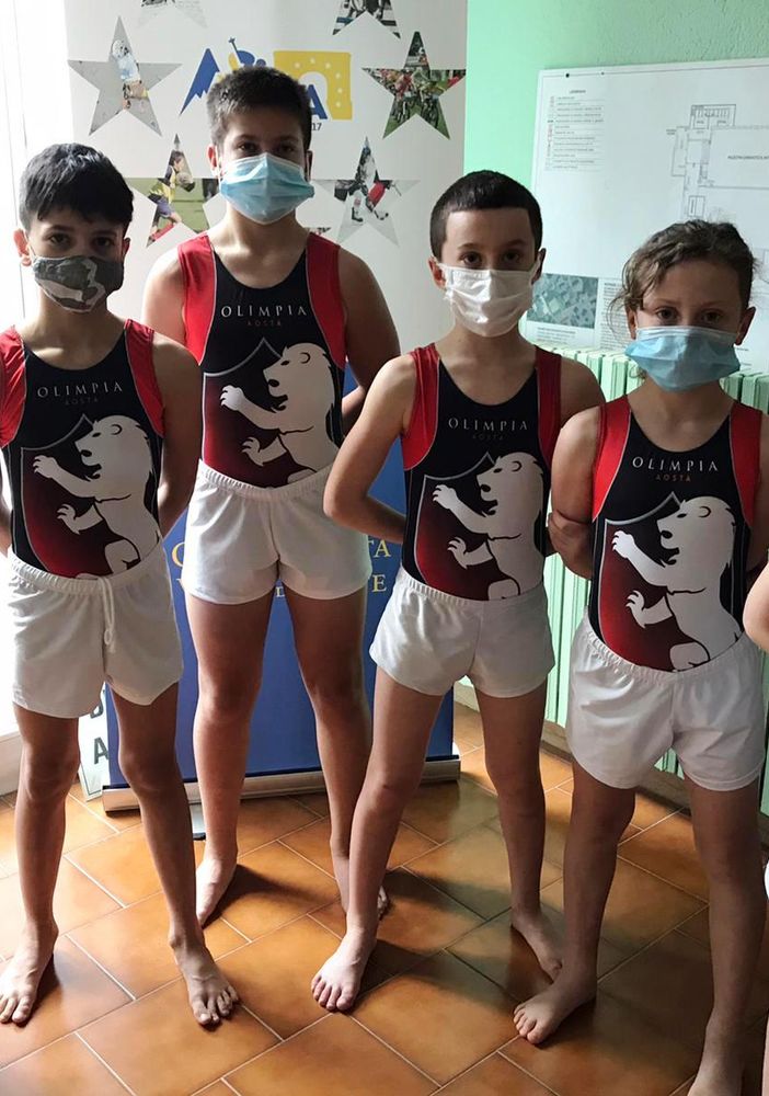 Da sn Eric Mombelli, Riccardo Durello, Maxim Carere, Mattia Coutandin, Devis Massari e Gabriele Mordenti