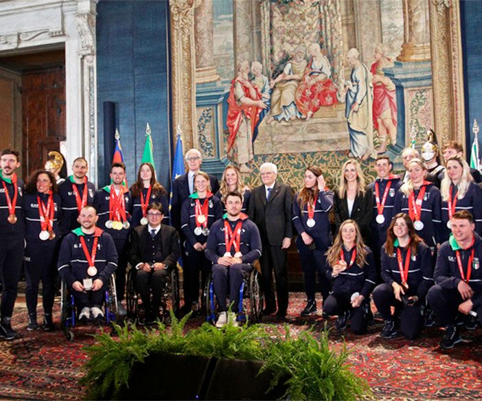 I medagliati di Pechino 2022 al Quirinale. Mattarella: “Avete onorato la bandiera”