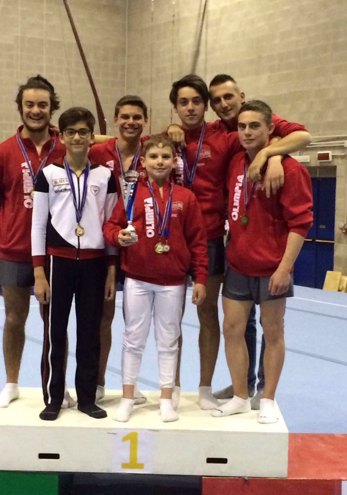 La squadra maschile di serie D della Gym Aosta