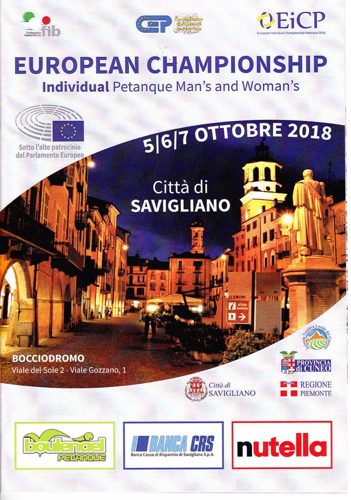 Petanque: a Savigliano il campionato europeo individiale