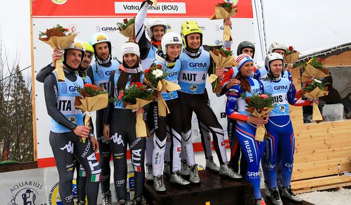 Slittino: Italia argento su pista naturale a Vatra Dornei