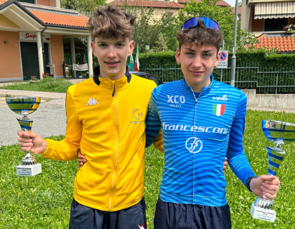 Ciclismo: Fine settimana d'oro per Mattia Agostinacchio e Kristian Blanc
