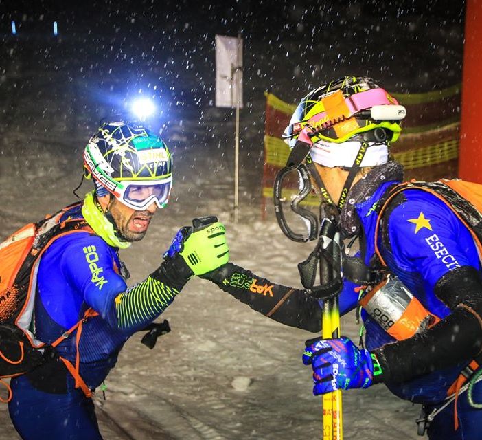 Eydallin e Antonioli al traguardo di Champoluc