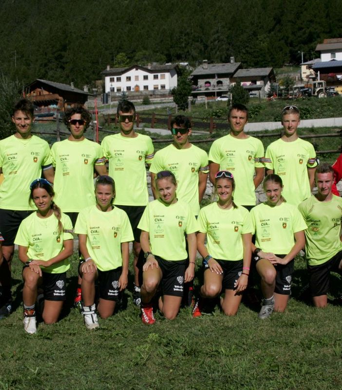 La squadra biathlon dell'Asiva