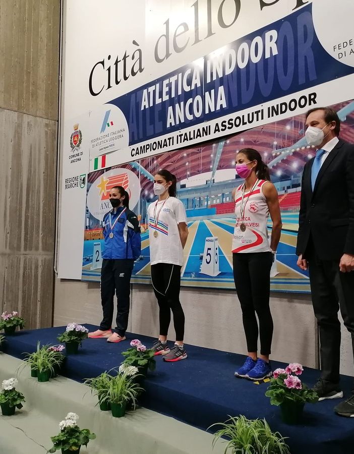 Atletica: Agli Italiani Indoor Eleonora Marchiando un bronzo che brilla come l’oro
