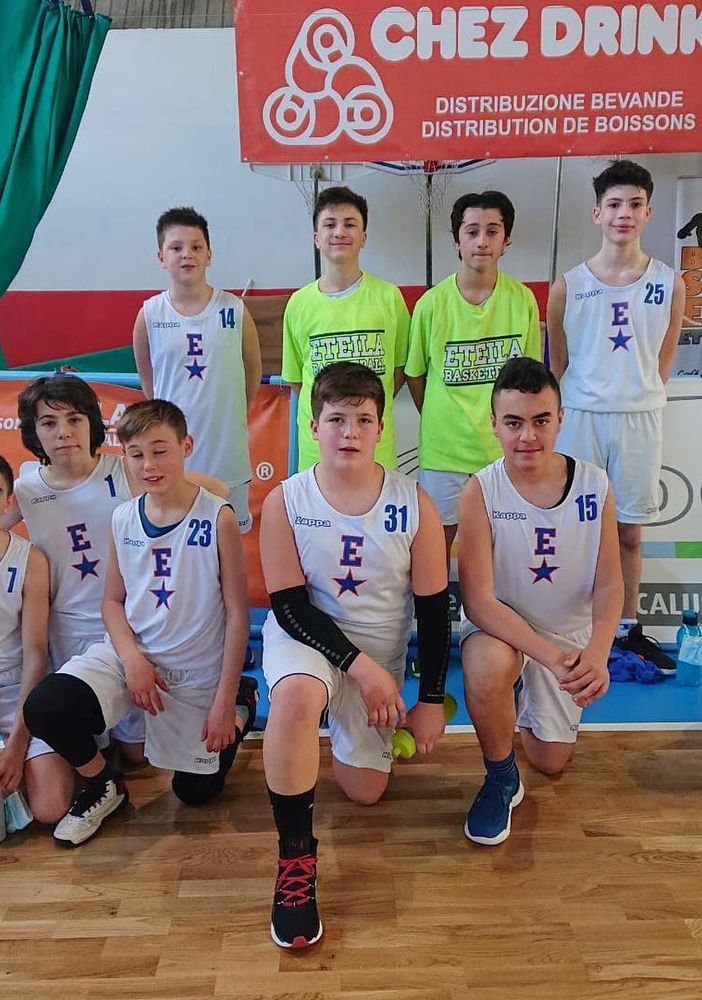 La formazione Under 13 dell'Eteila