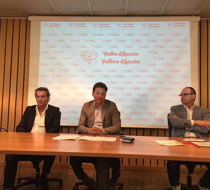 Da sn Maurizio Iorio, Laurent Vierin e Michel Martinet