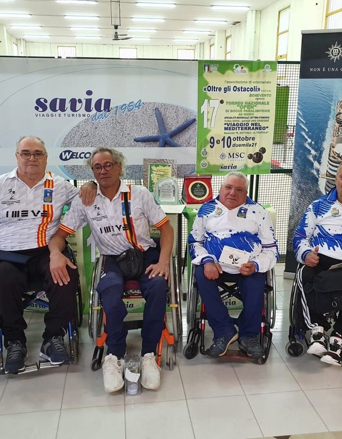 Bocce: A Benevento si impongono Gaudenti (Sitting) e Parrella (Standing)