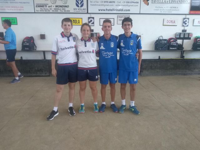 Elisa Bulla, Mattia Falconeri, Nicolas Gallizia e Stefano Sciutto