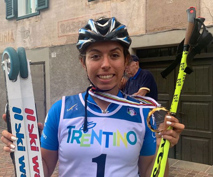 Sabrina Borettaz (repertorio). Nll'articolo il podio (foto Asiva)