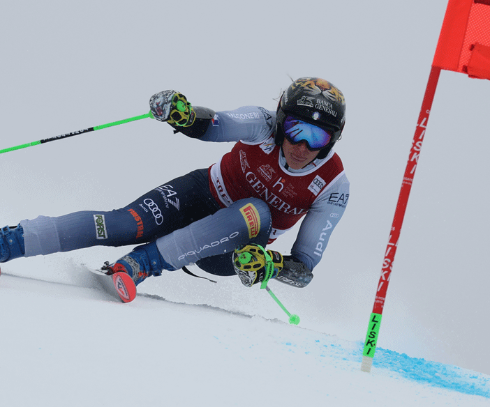 Federica Brignone in azione