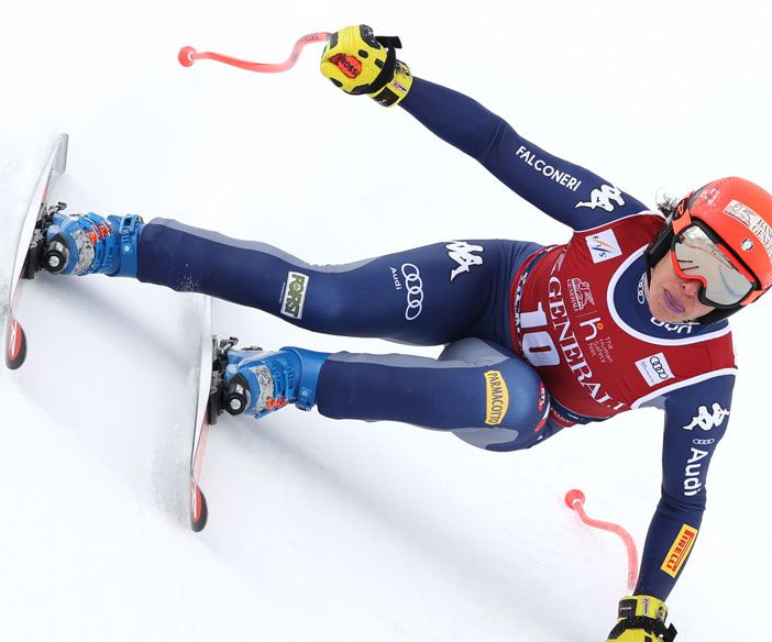 Federica Brignone in azione a Fassa