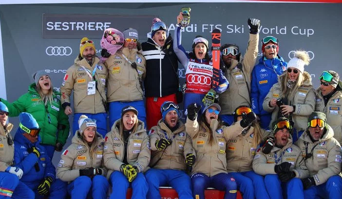 Sci: Brignone vince a pari merito con Vlhova un gigante al cardiopalmo sul Sestriere