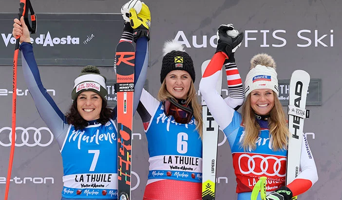 La Thuile festeggia mercoledì 5 agosto le imprese di Federica Brignone