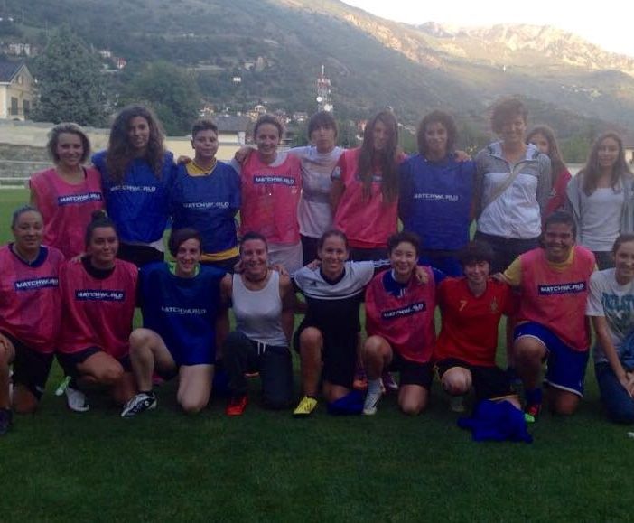 La ragazze del SVC di Prima categoria in preraduno (immagine di repertorio)