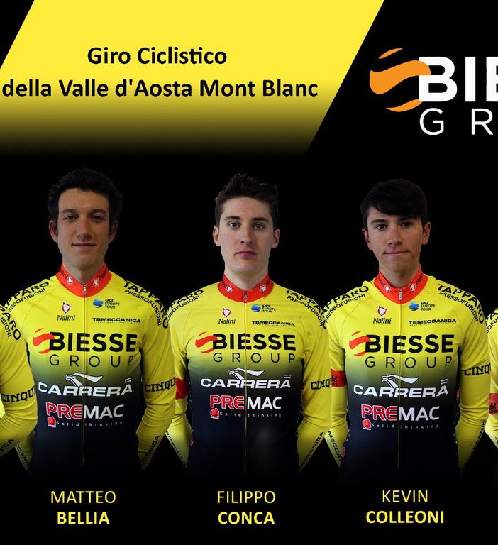 GIRO DELLA VALLE: La Biesse Carrera  al via con Michel Piccot e i suoi assi