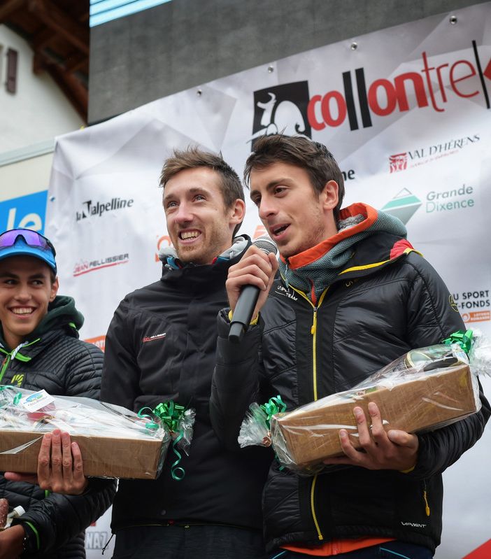 Xavier Chevrier ed Henri Aymonod festeggiano la vittoria