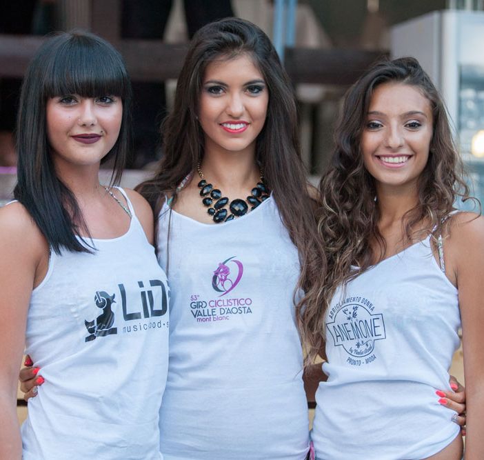 Le tre miss (foto Alexis Courthoud )