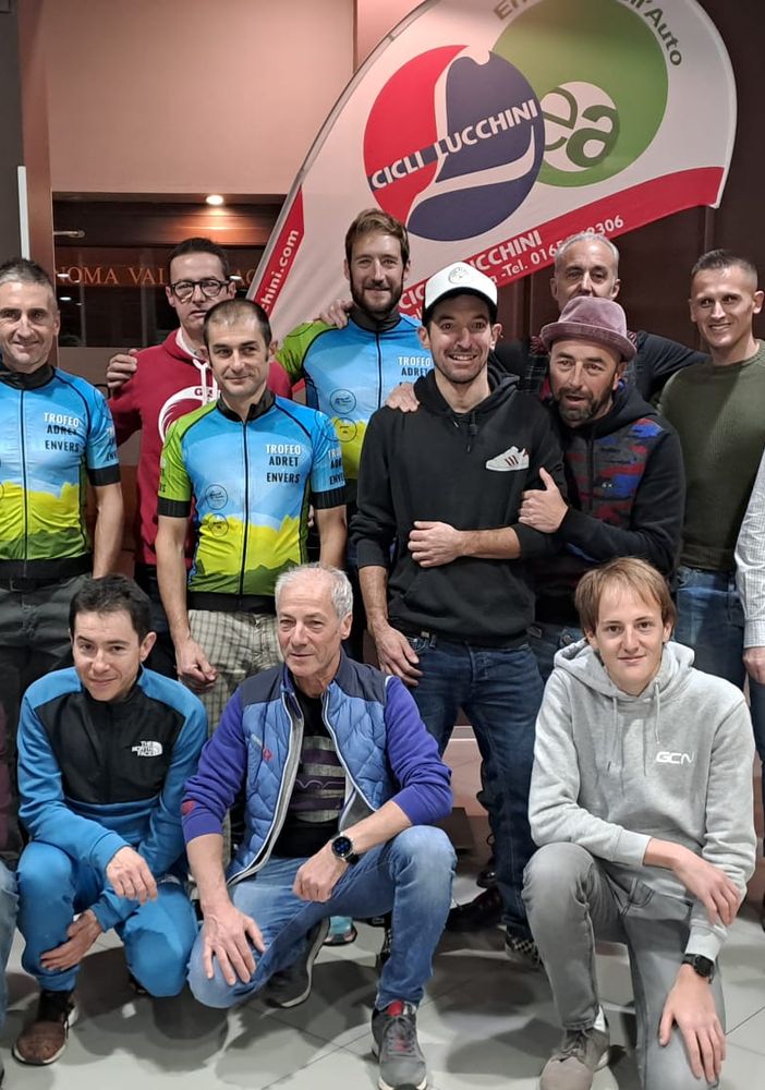 Ciclismo: Premiati i vincitori del Trofeo Adret + Envers