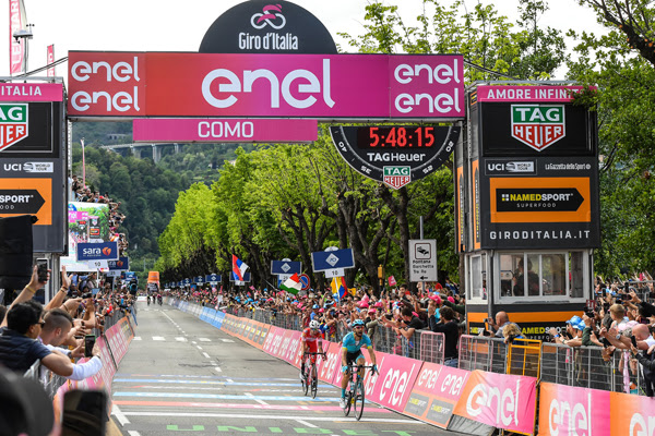 GIRO D’ITALIA: Cataldo, fuga per la vittoria. Carapaz sempre più rosa