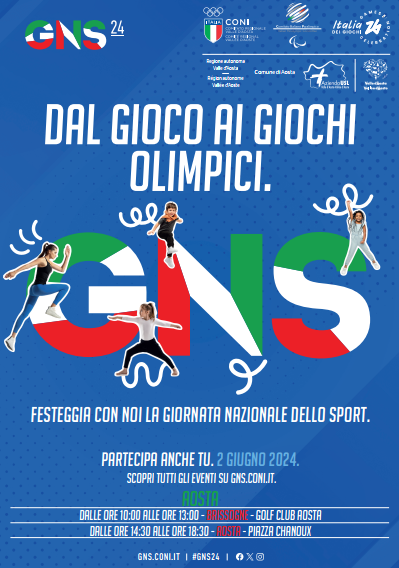 Torna ad Aosta il 2 giugno la Giornata Nazionale dello Sport