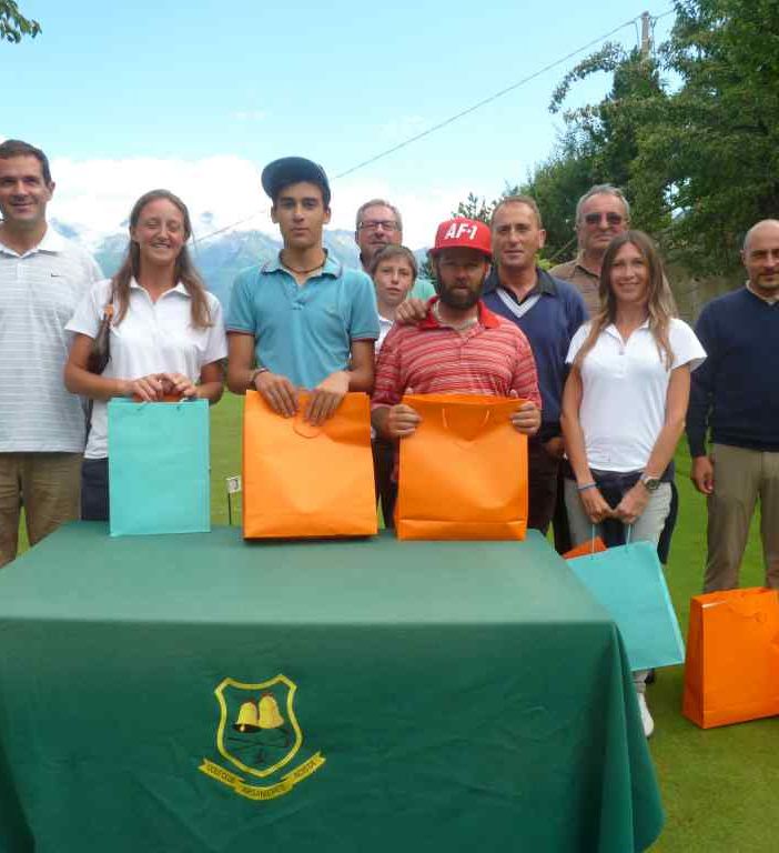 I premiati sui green dell'Arsanieres