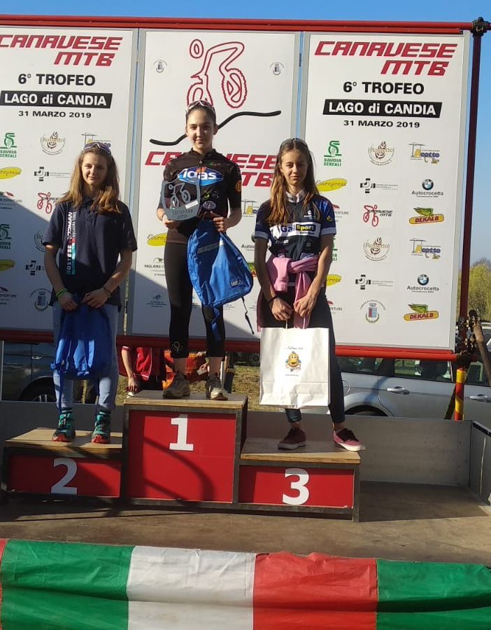 Emilie Polo sul terzo gradino del podio