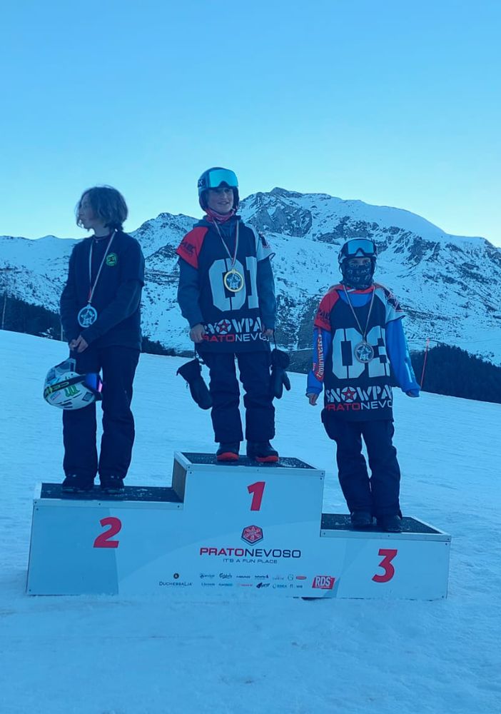 Snowboard: incetta di podi dei rider rossoneri a Prato Nevoso