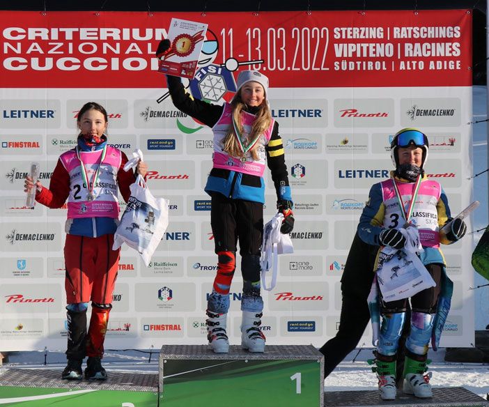 Sci: Grande Alyssa Borroni al Criterium Nazionale Cuccioli 2022