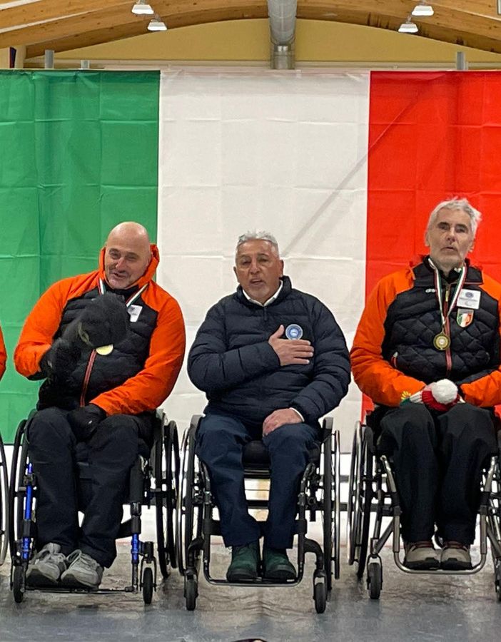 Da sn: Egidio Marchese, Fabrizio Bich, Giuseppe Antonucci cons. federale, Emanuele Spelorzi e Giuliana Turra