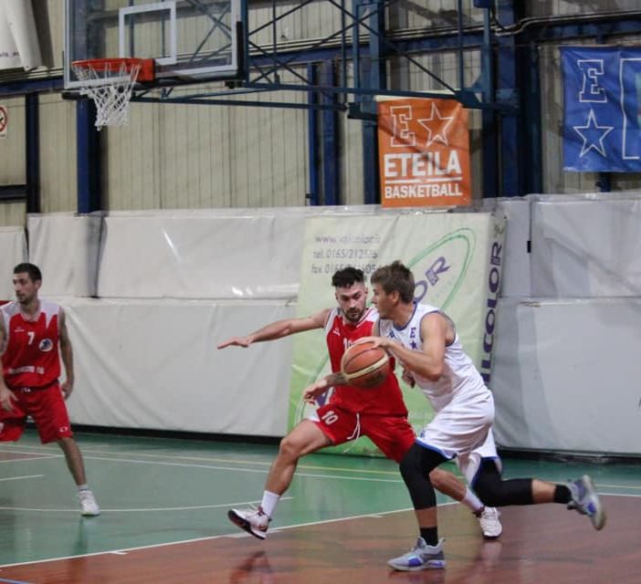 Un momento del match