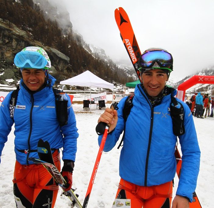 Eydallin e Lenzi all'arrivo (foto Andrea Chiericato)