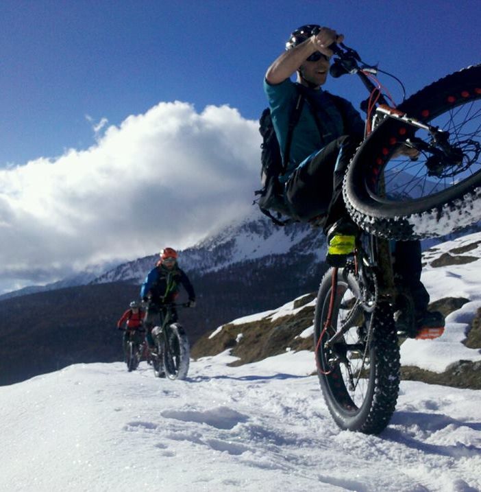 CICLISMO: Sulla neve in bici si può