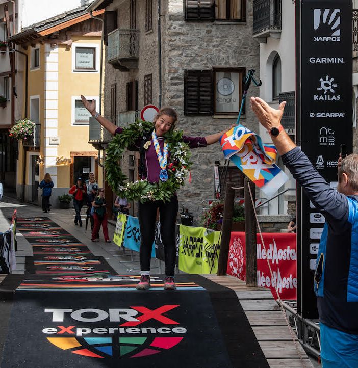Florence Golay-Geymond, vincitrice del TOR450 - Tor des Glaciers - Photo credits Alessandro Zambianchi | Zzam Agency